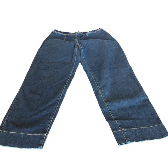 Piazza Sempione Cropped Jeans | Made in Italy Designer Denim - Picture 1 of 9